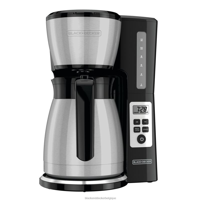 BLACK+DECKER X42D291Cafetière thermique programmable de 12 tasses cuisine