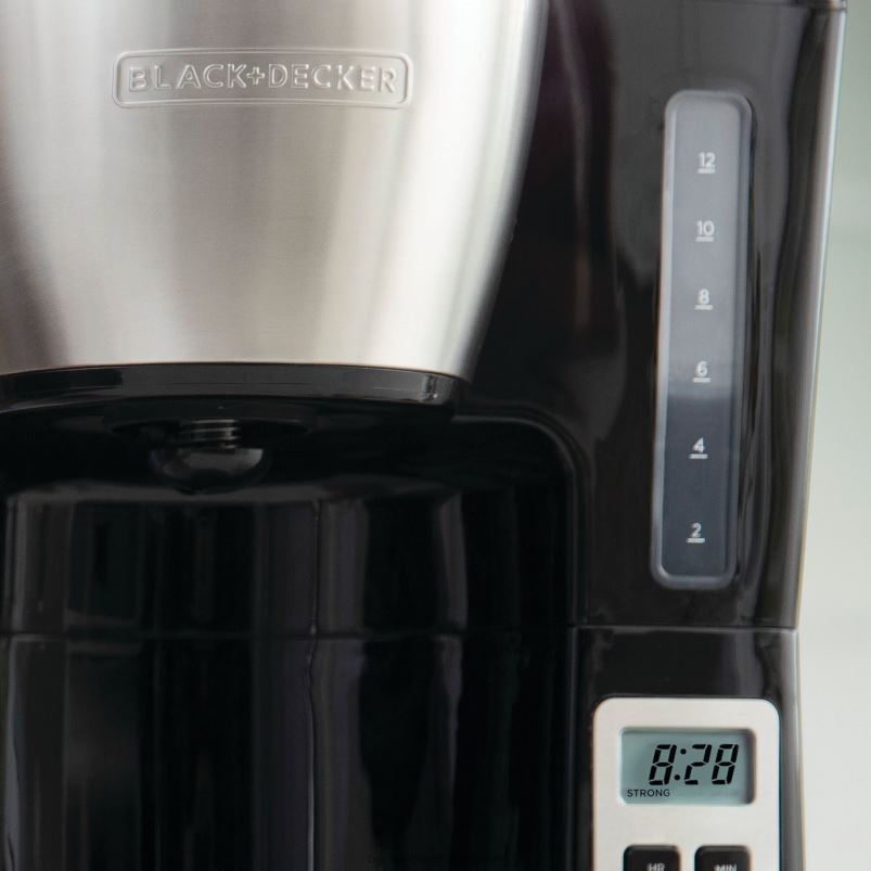 BLACK+DECKER X42D291Cafetière thermique programmable de 12 tasses cuisine