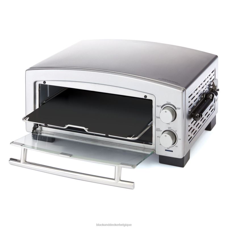 BLACK+DECKER X42D359Four à pizza et machine à snacks en 5 minutes cuisine