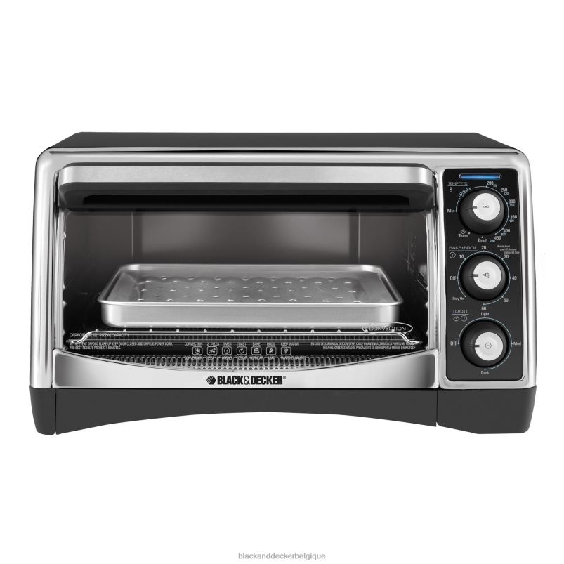 BLACK+DECKER X42D374Four grille-pain à convection 6 tranches cuisine