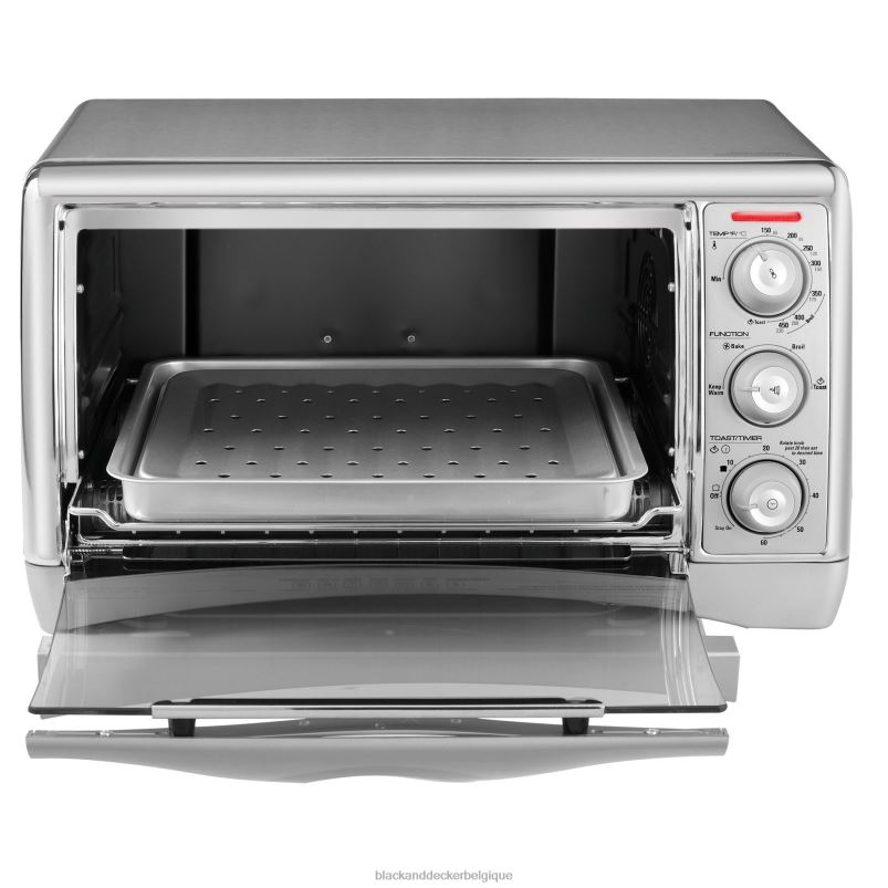 BLACK+DECKER X42D375Four grille-pain à convection de comptoir à 6 tranches cuisine