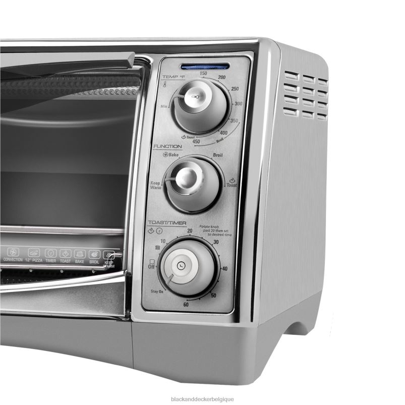 BLACK+DECKER X42D375Four grille-pain à convection de comptoir à 6 tranches cuisine