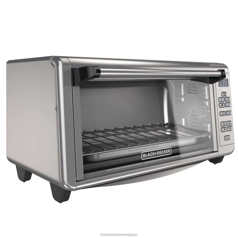 BLACK+DECKER X42D384Four à convection numérique extra-large à 8 tranches cuisine