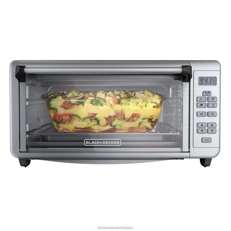 BLACK+DECKER X42D384Four à convection numérique extra-large à 8 tranches cuisine