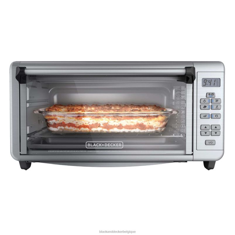 BLACK+DECKER X42D384Four à convection numérique extra-large à 8 tranches cuisine