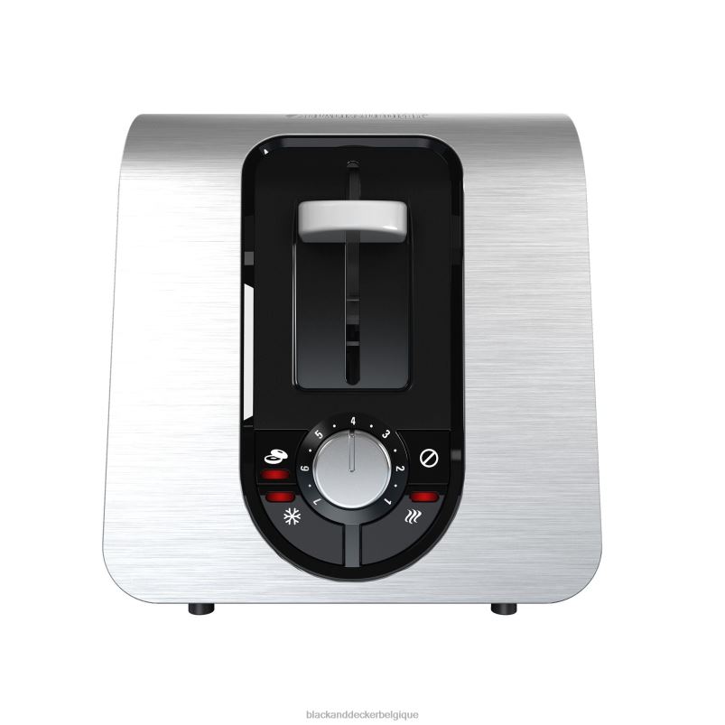 BLACK+DECKER X42D350Grille-pain 2 tranches argent cuisine