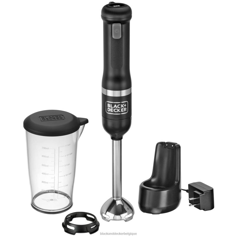BLACK+DECKER X42D254Kit mixeur plongeant de cuisine noir cuisine