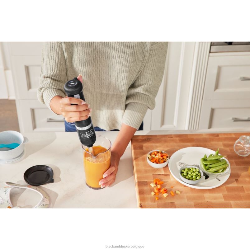 BLACK+DECKER X42D254Kit mixeur plongeant de cuisine noir cuisine