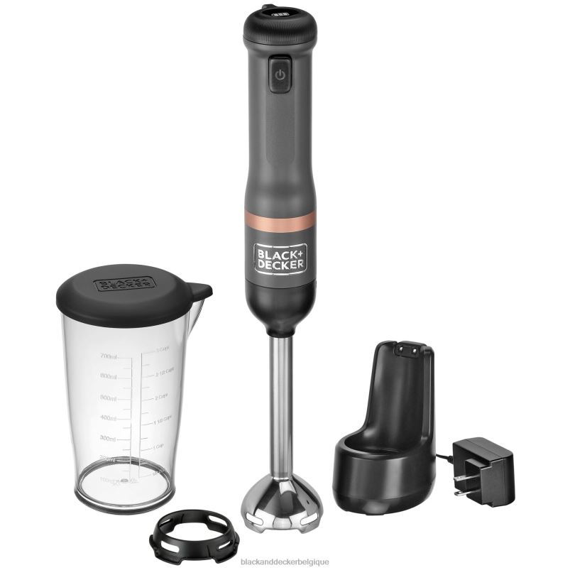 BLACK+DECKER X42D255Kit mixeur plongeant de cuisine gris cuisine