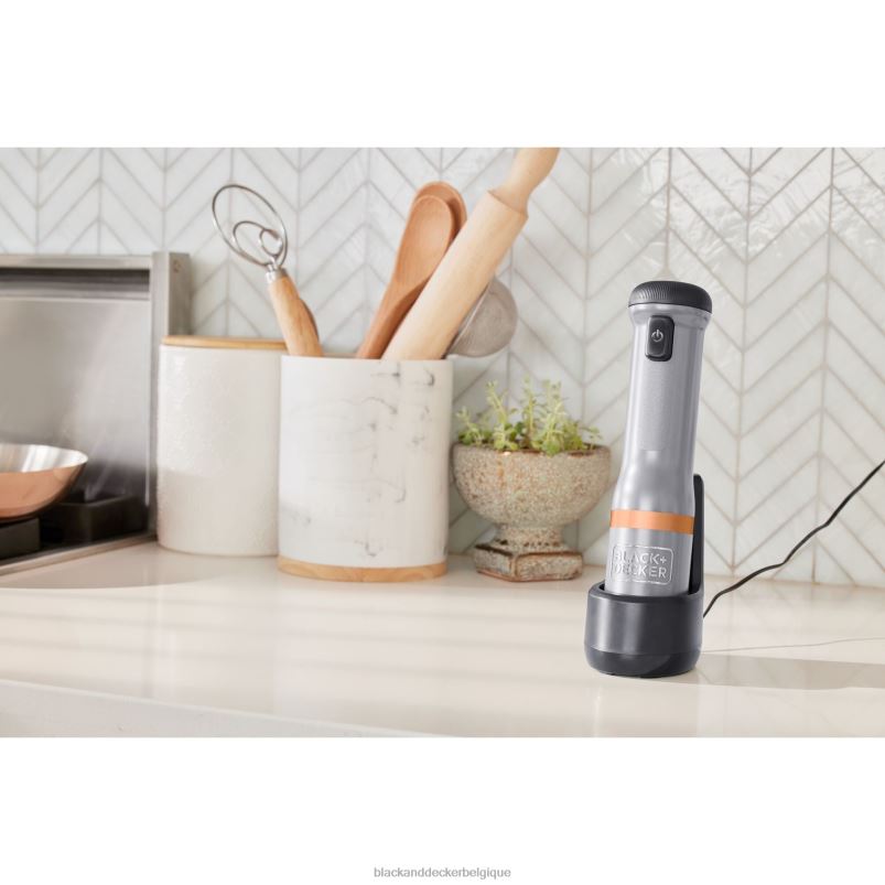 BLACK+DECKER X42D255Kit mixeur plongeant de cuisine gris cuisine
