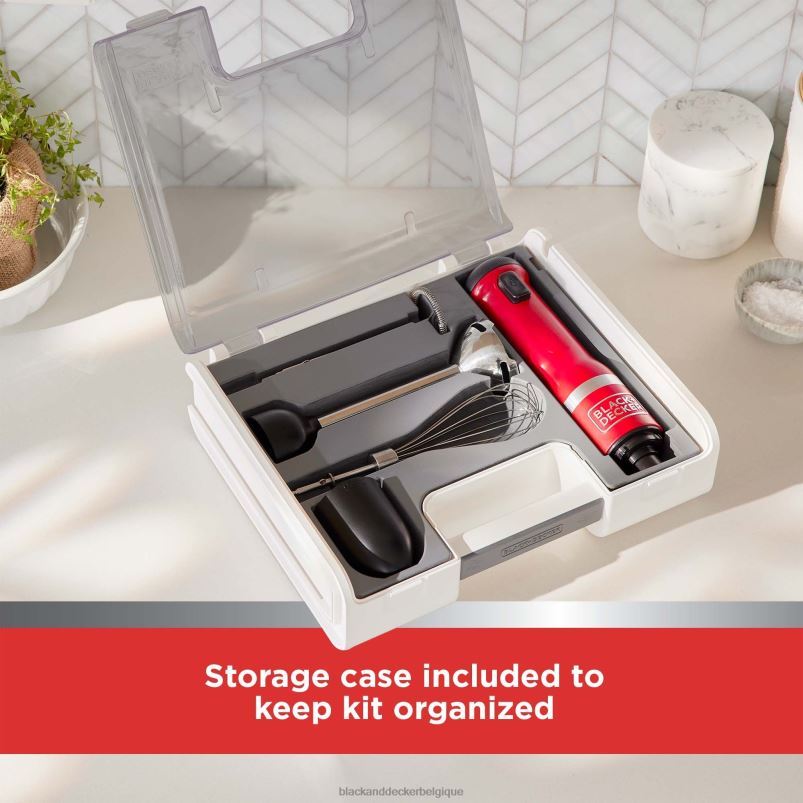 BLACK+DECKER X42D256baguette de cuisine 3 kit rouge cuisine