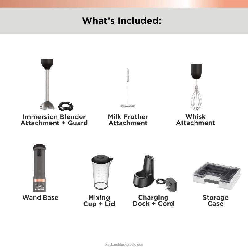 BLACK+DECKER X42D258baguette de cuisine 3 kit gris cuisine