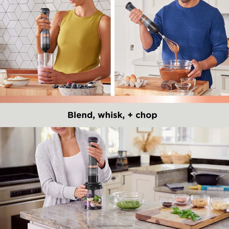 BLACK+DECKER X42D261kit baguette de cuisine 3 sans rangement gris cuisine