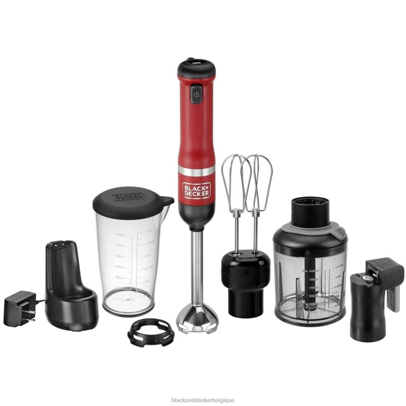 BLACK+DECKER X42D262baguette de cuisine 4 kit rouge cuisine