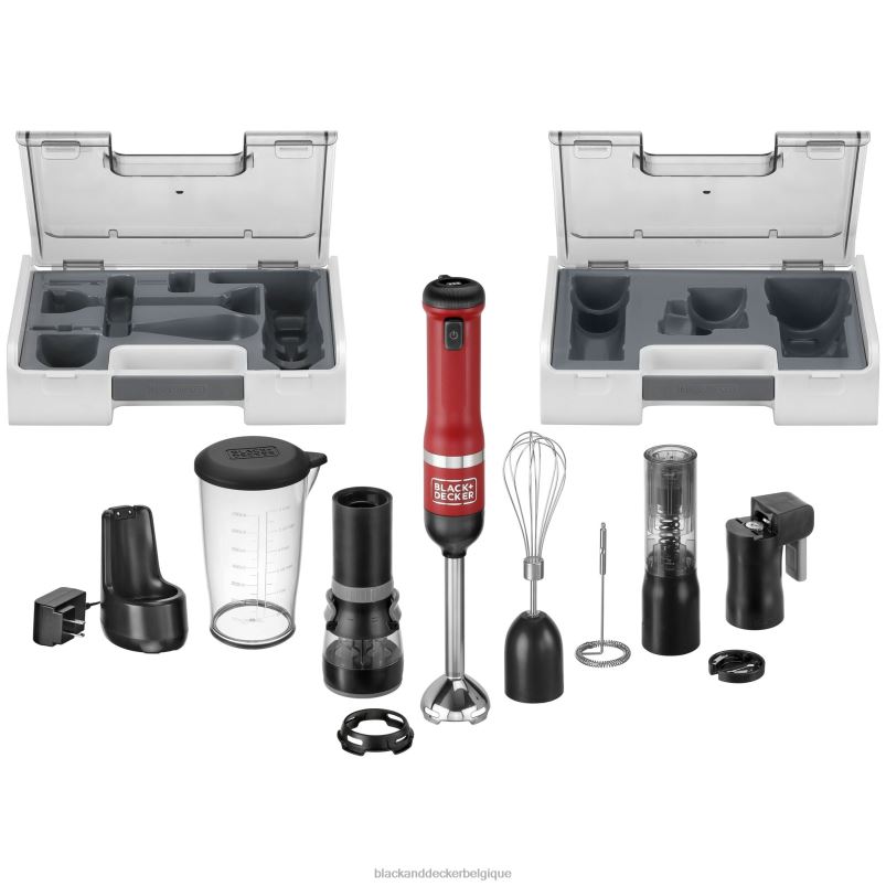 BLACK+DECKER X42D265baguette de cuisine 6 kit rouge cuisine