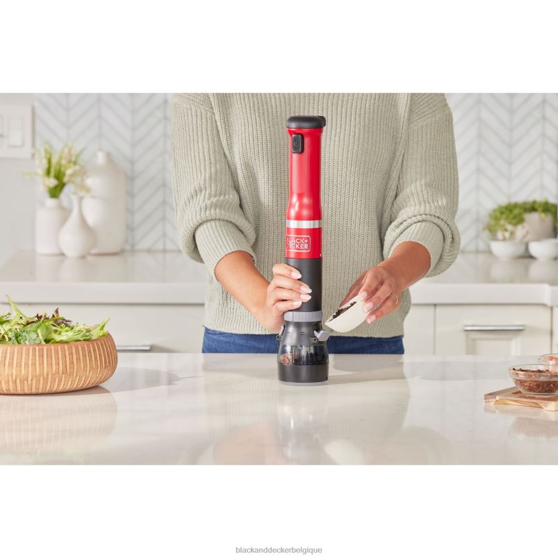 BLACK+DECKER X42D265baguette de cuisine 6 kit rouge cuisine