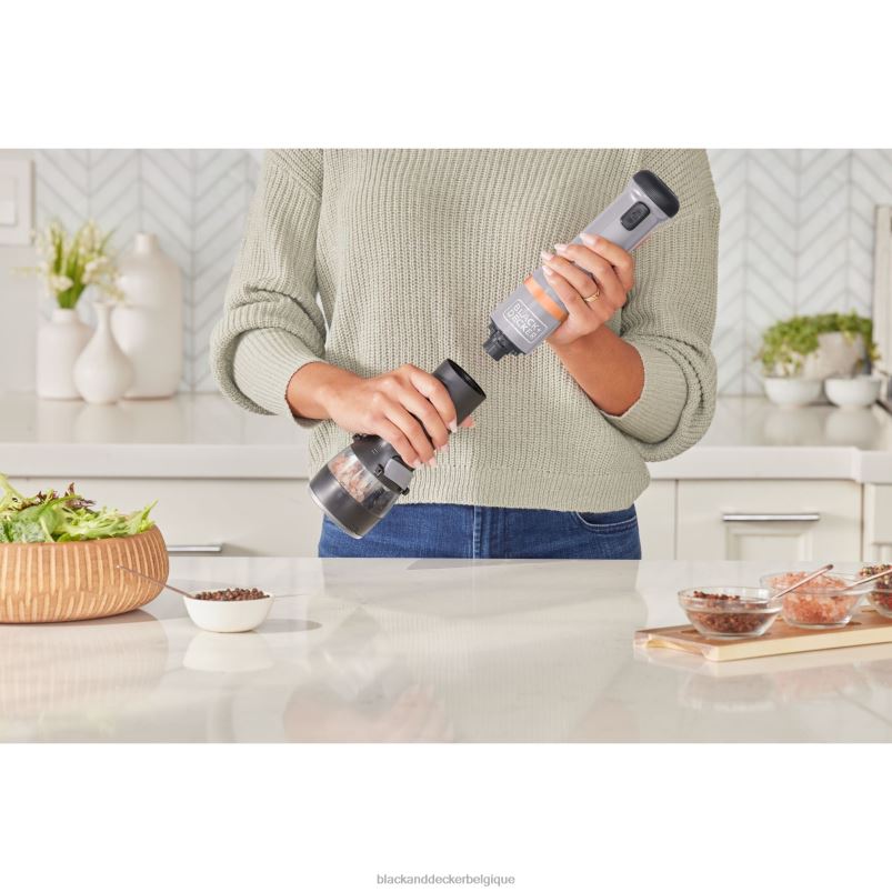 BLACK+DECKER X42D267baguette de cuisine 6 kit gris cuisine