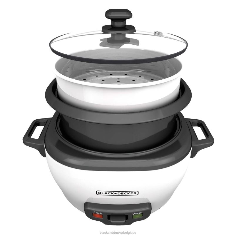 BLACK+DECKER X42D335Cuiseur à riz 6 tasses cuisine