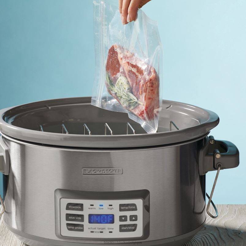 BLACK+DECKER X42D339Mijoteuse numérique de 7 pintes avec sonde de température de précision sous vide cuisine