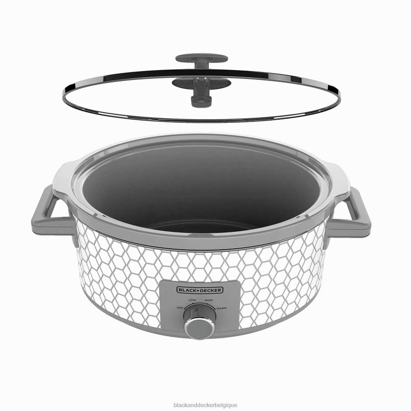 BLACK+DECKER X42D340Mijoteuse géométrique de 7 litres cuisine