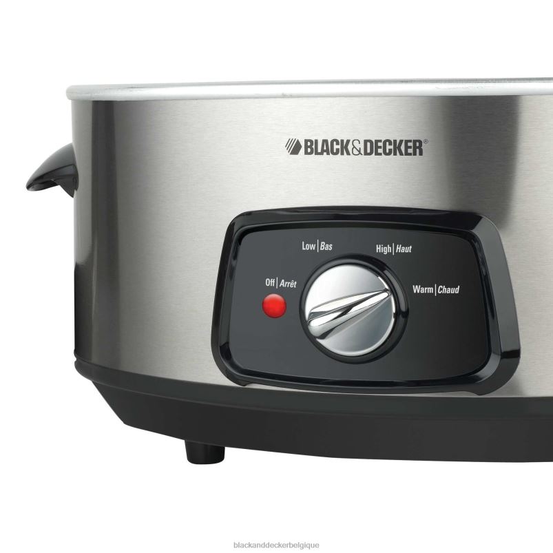 BLACK+DECKER X42D343mijoteuse en acier inoxydable cuisine