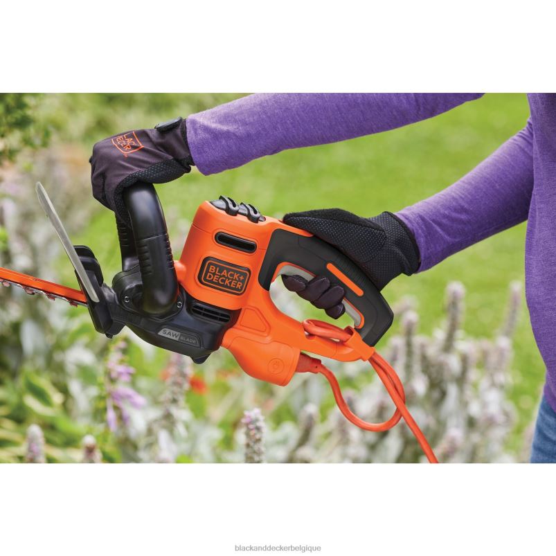 BLACK+DECKER X42D504taille-haie avec scie 20 pouces filaire Extérieur