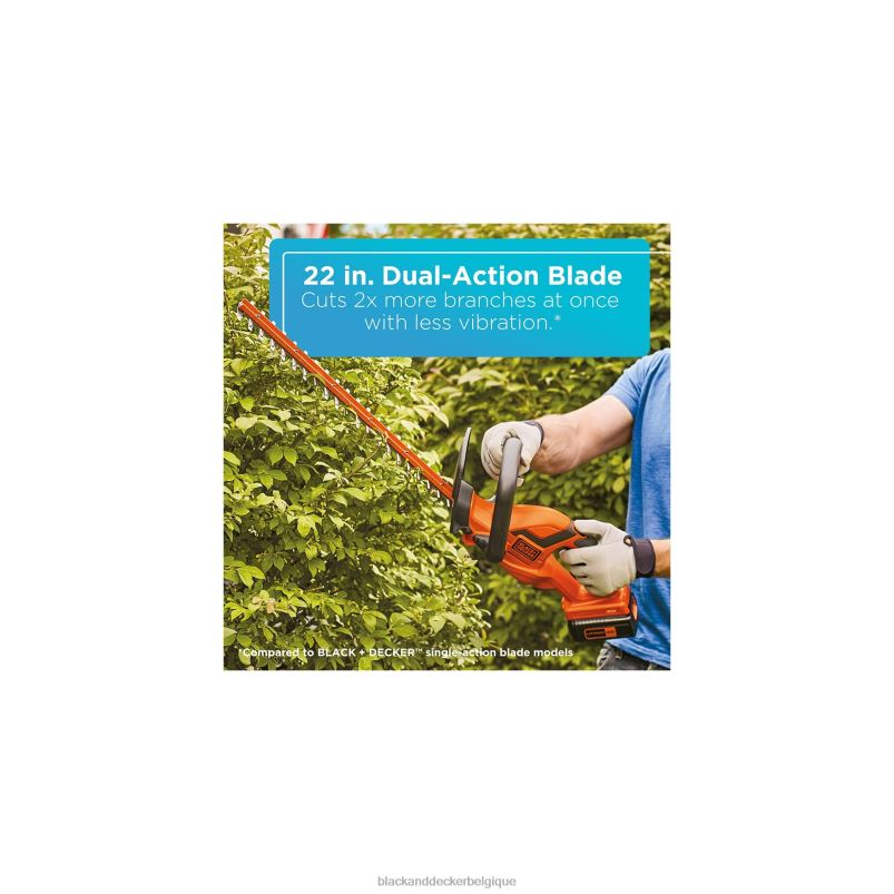 BLACK+DECKER X42D507Taille-haie 22