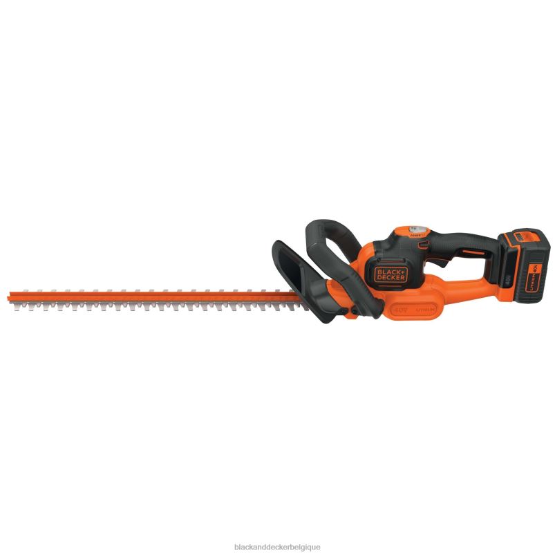 BLACK+DECKER X42D512Taille-haie à coupe électrique, 40 V max, au lithium, 24 po Extérieur