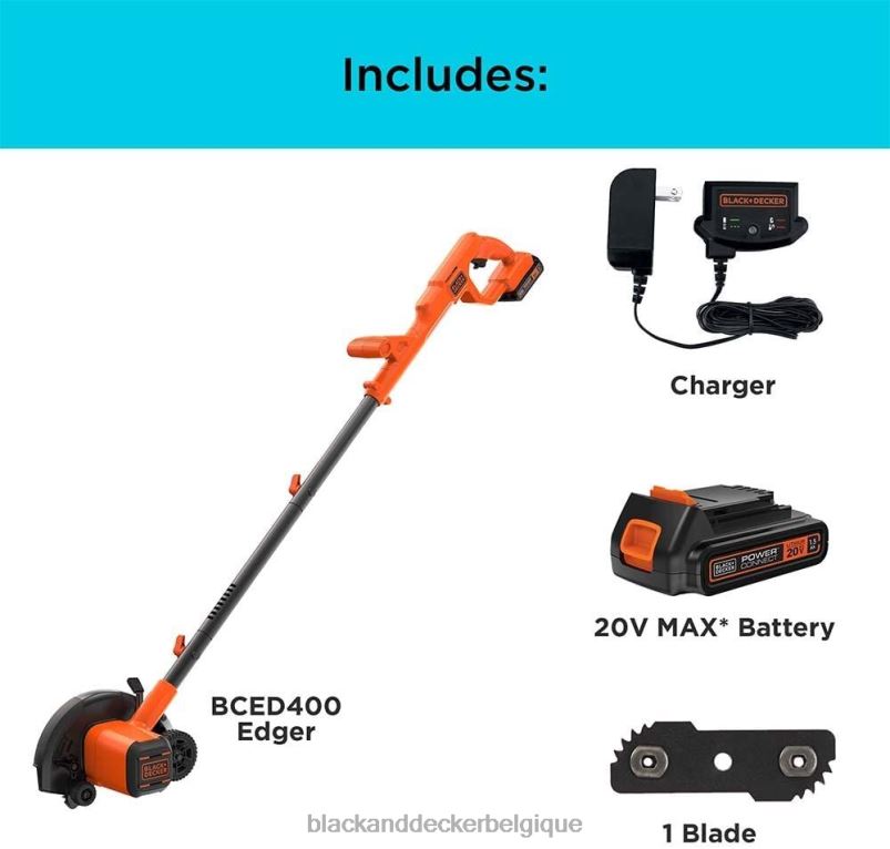 BLACK+DECKER X42D517Coupe-bordure 20 V maximum Extérieur
