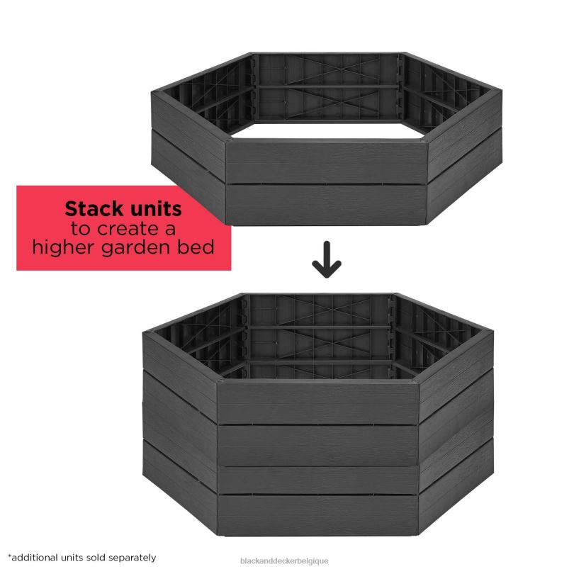 BLACK+DECKER X42D407Lit de jardin surélevé de 3 pieds Extérieur
