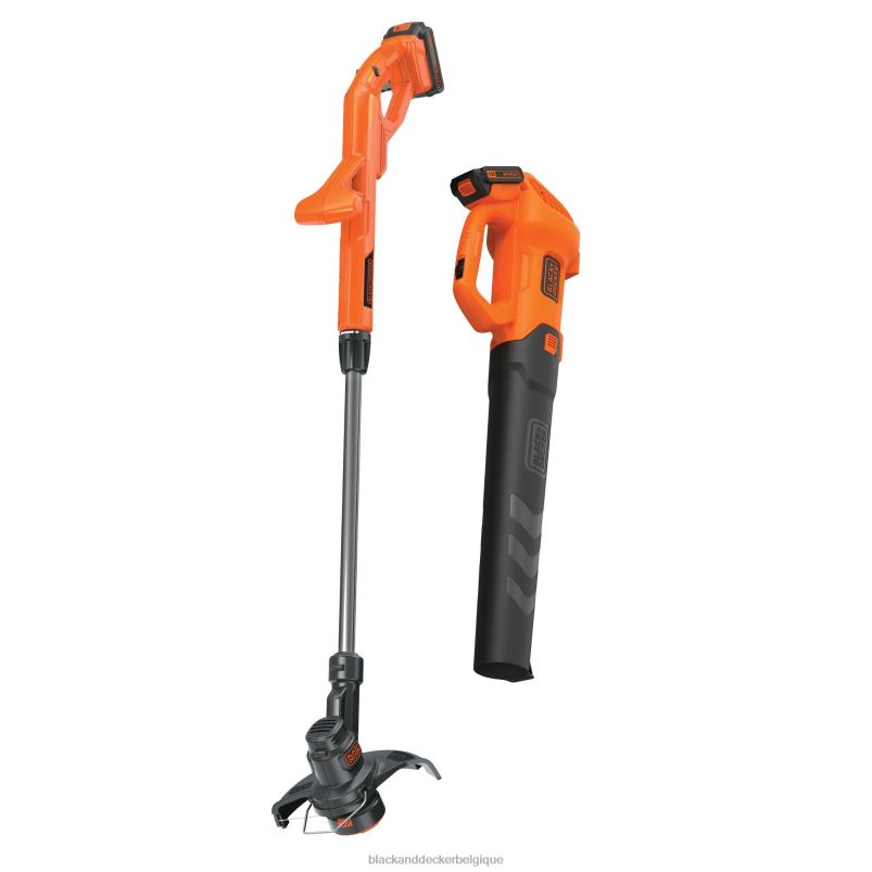 BLACK+DECKER X42D433Kit combiné souffleur de feuilles et coupe-bordure 20 V max. Extérieur