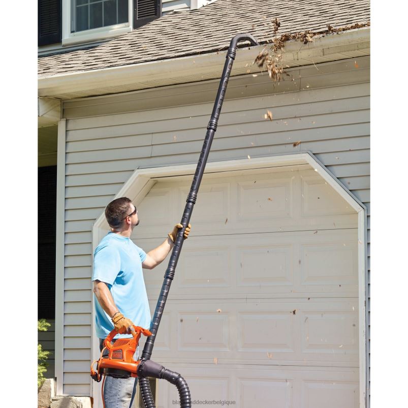 BLACK+DECKER X42D452accessoire de nettoyage de gouttière pour souffleur à connexion rapide Extérieur