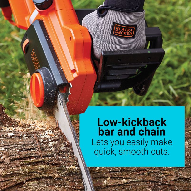 BLACK+DECKER X42D393tronçonneuse électrique 16 pouces 12 ampères Extérieur