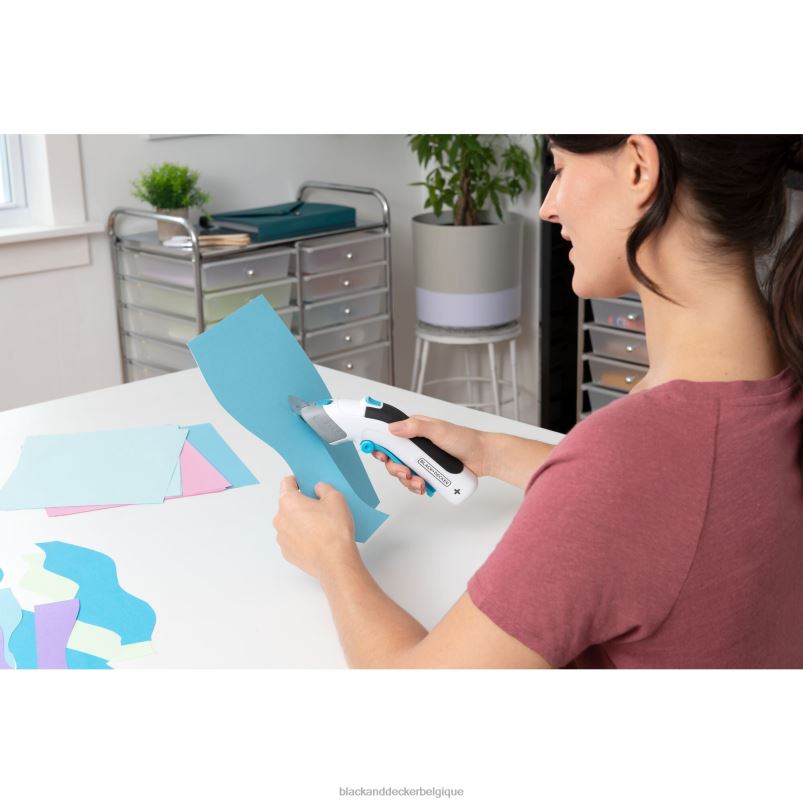 BLACK+DECKER X42D146Ciseaux électriques en tissu 4v max, sans fil et rechargeables par usb maison et style de vie