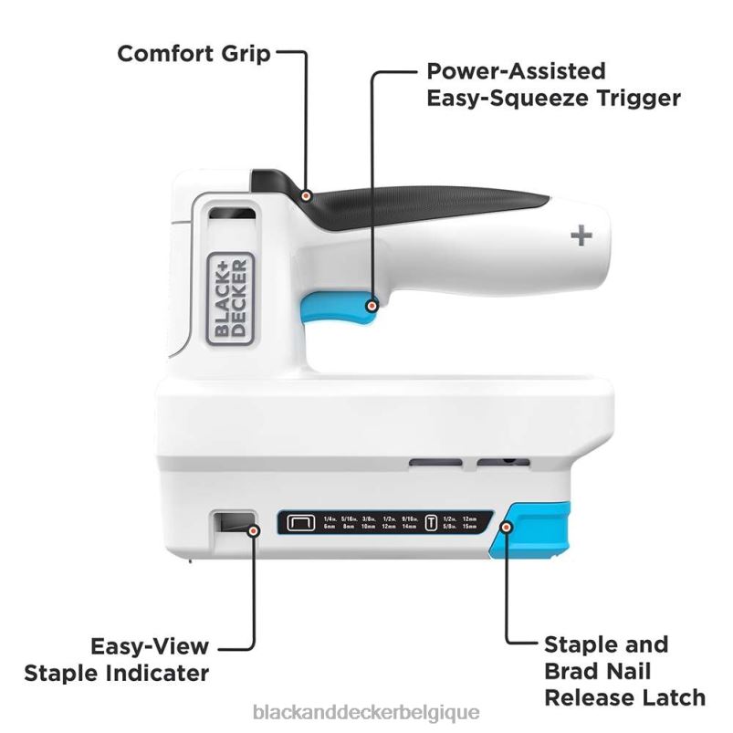 BLACK+DECKER X42D147Agrafeuse artisanale 4 V max maison et style de vie