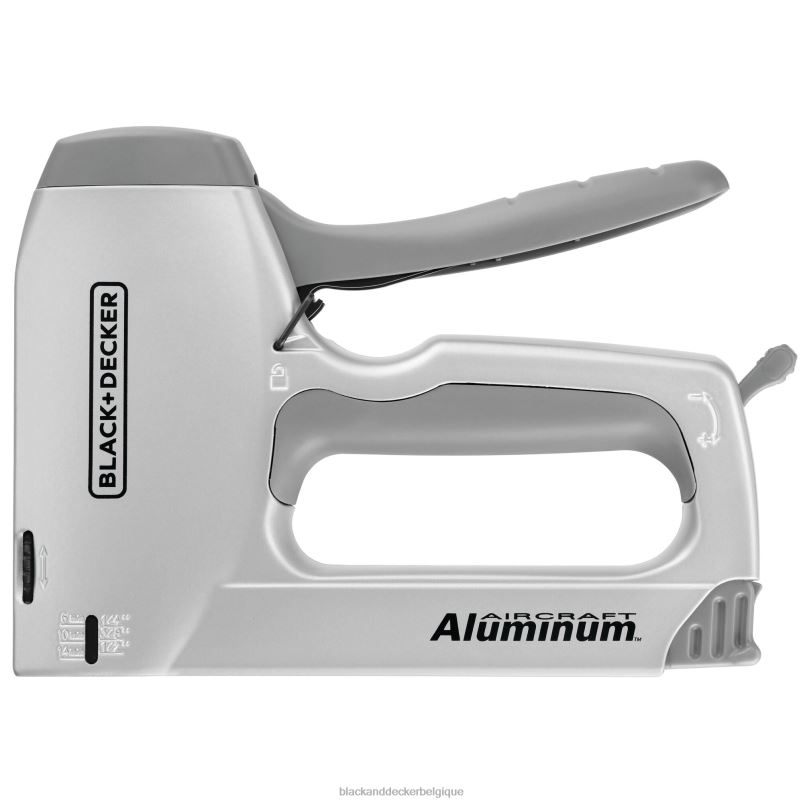 BLACK+DECKER X42D158agrafeuse robuste avec guide-fil/kit de cloueuse maison et style de vie