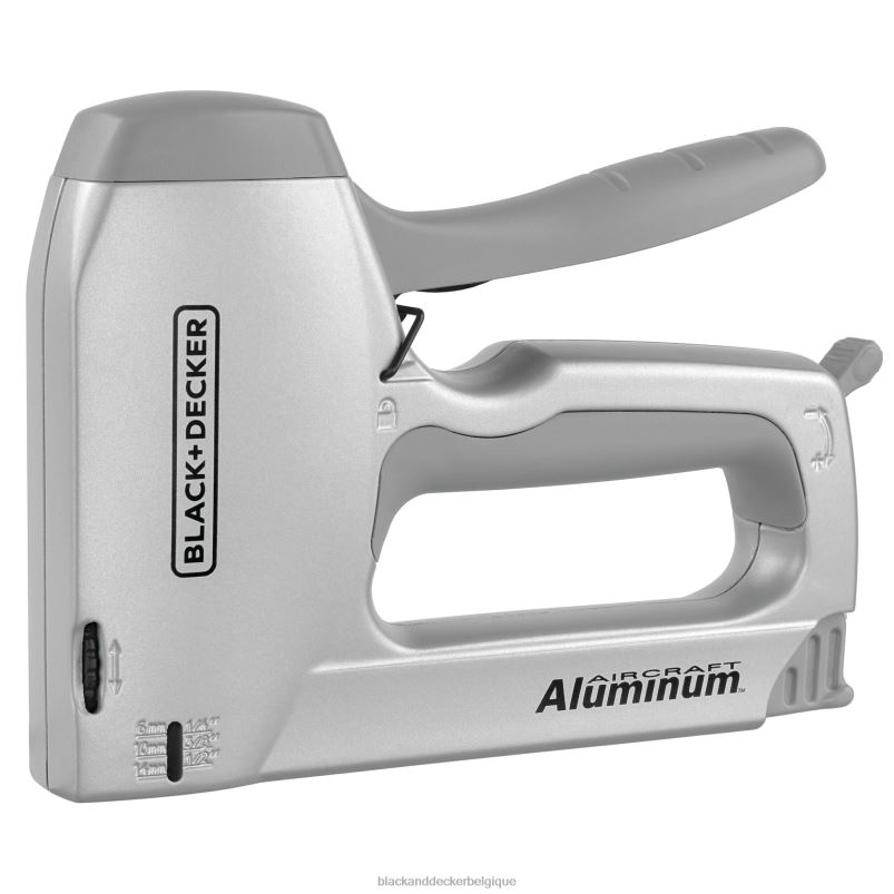 BLACK+DECKER X42D158agrafeuse robuste avec guide-fil/kit de cloueuse maison et style de vie