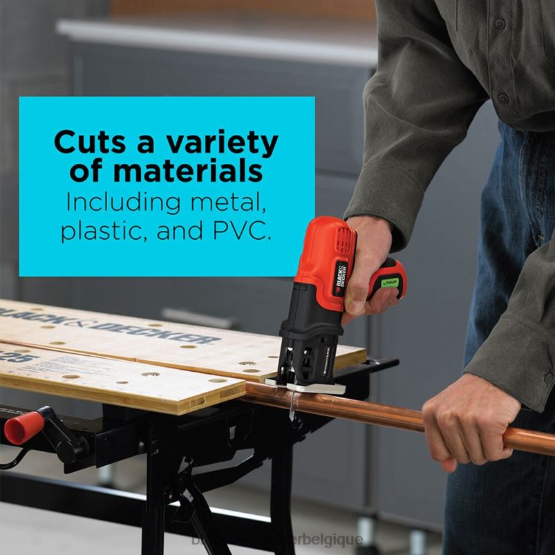 BLACK+DECKER X42D159scie sauteuse sans fil compacte maison et style de vie