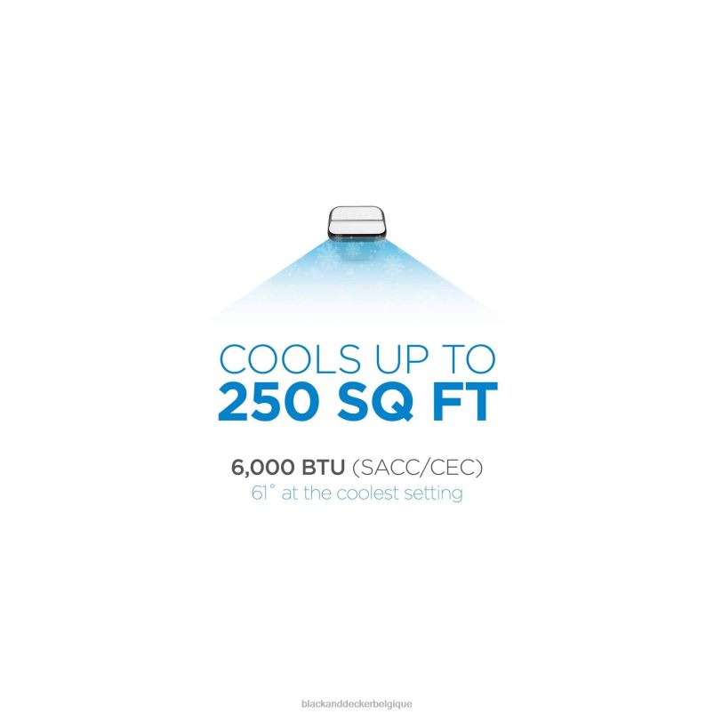 BLACK+DECKER X42D200Climatiseur portable avec télécommande Follow Me maison et style de vie
