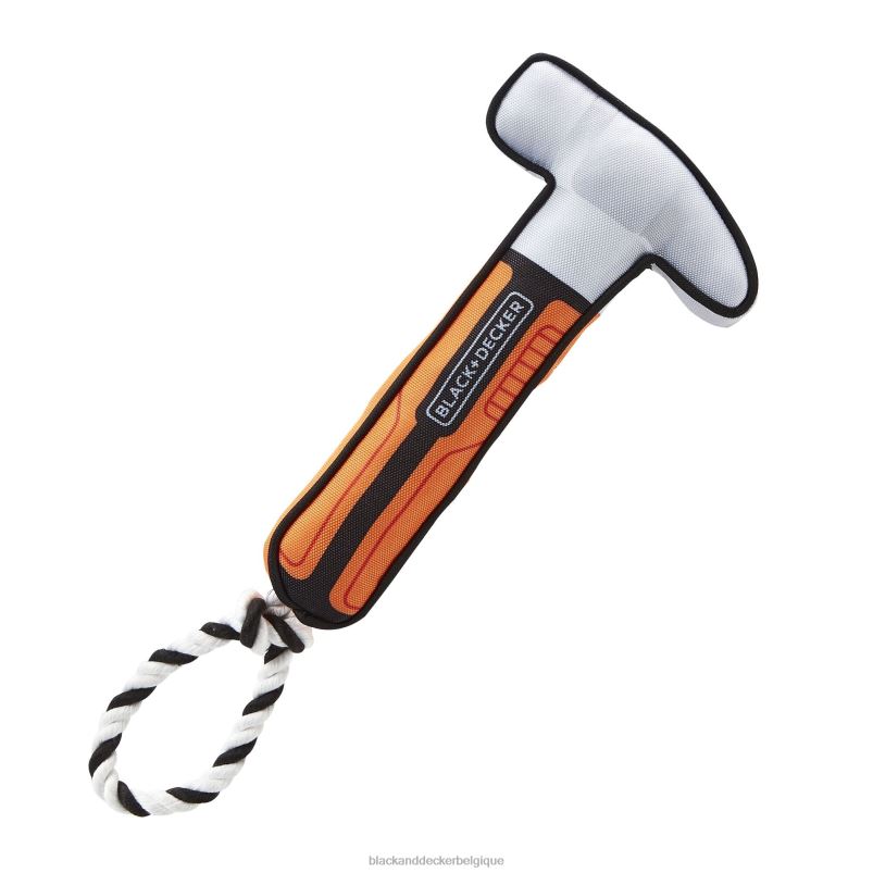 BLACK+DECKER X42D235Jouet à mâcher marteau en nylon balistique 3D pour chiens maison et style de vie