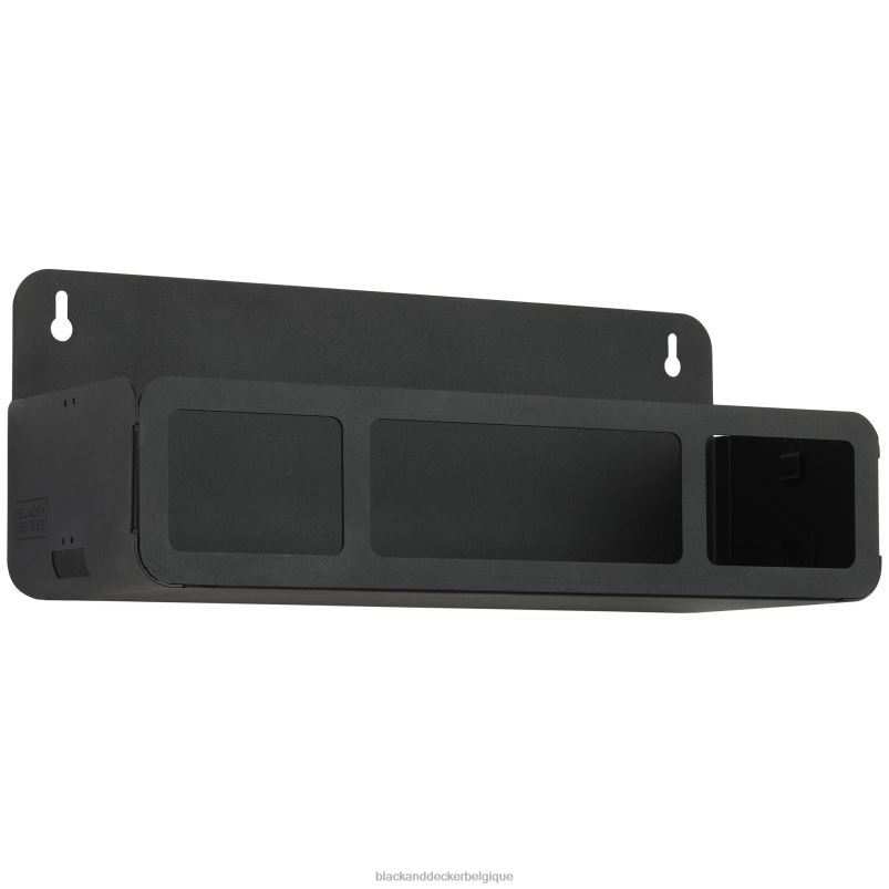BLACK+DECKER X42D128système de support suspendu/magnétique noir-étagère avec supports maison et style de vie