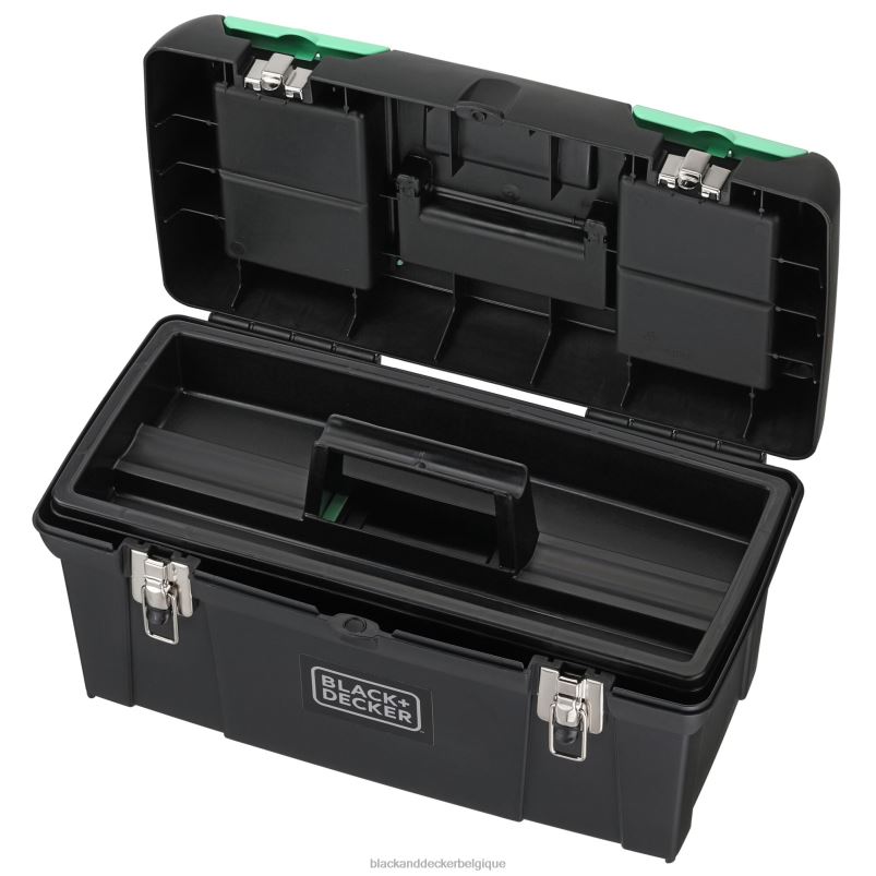 BLACK+DECKER X42D134Reviva Toolbox Bundle Organiseur de rangement pour outils 19
