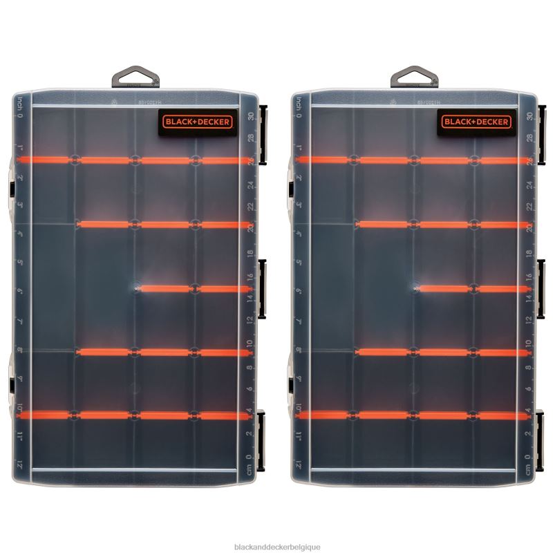 BLACK+DECKER X42D141au-delà de la boîte de rangement en plastique avec séparateurs maison et style de vie