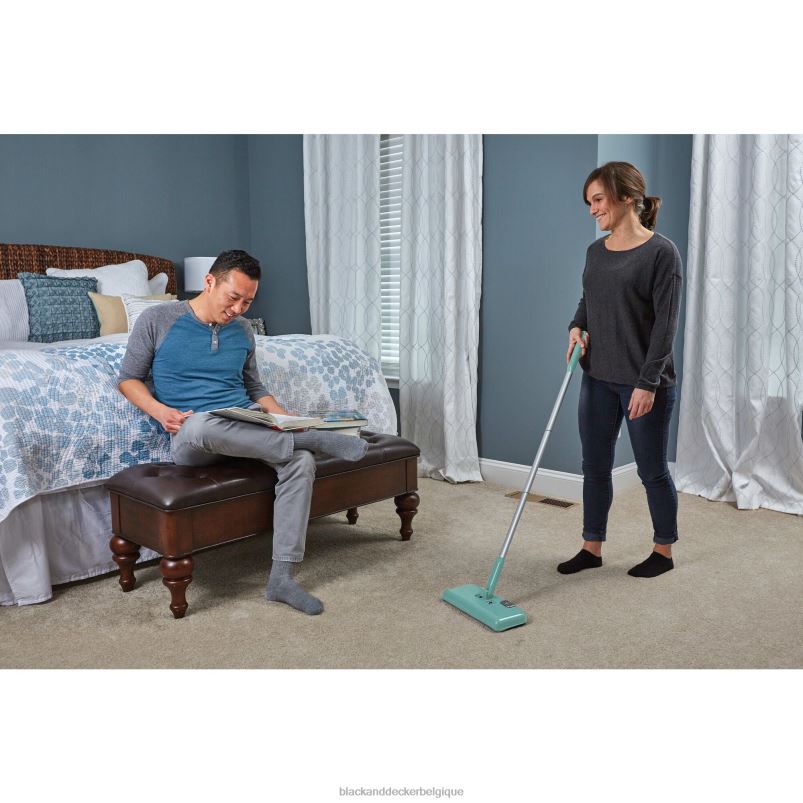 BLACK+DECKER X42D102balayeuse de sol motorisée nettoyage