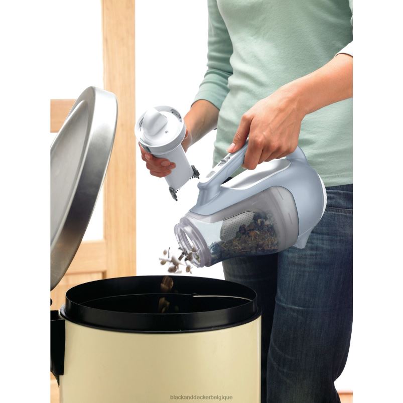 BLACK+DECKER X42D14Aspirateur à main sans fil Dustbuster 16 V Max avec chargeur, support mural et suceur plat avec brosse nettoyage