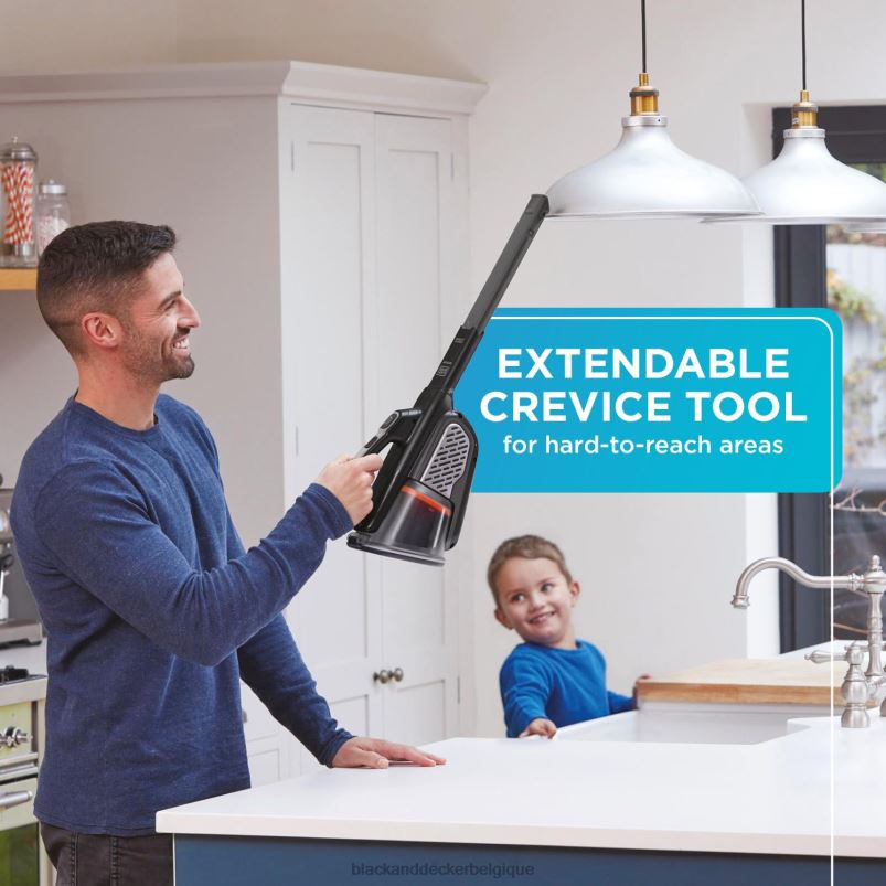 BLACK+DECKER X42D1Dustbuster aspirateur à main sans fil advancedclean noir nettoyage