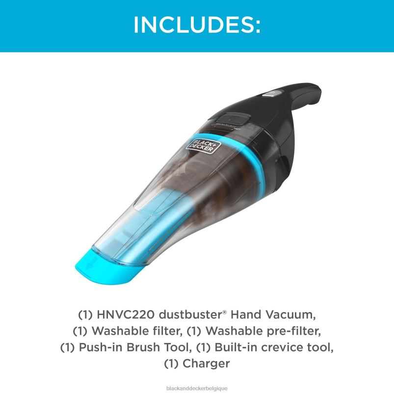 BLACK+DECKER X42D20Aspirateur à main sans fil Dustbuster Classic nettoyage