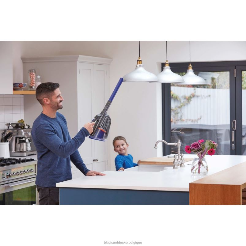 BLACK+DECKER X42D26Aspirateur à main pour animaux de compagnie Dustbuster Advancedclean 20 V max avec chargeur de base et filtre supplémentaire nettoyage