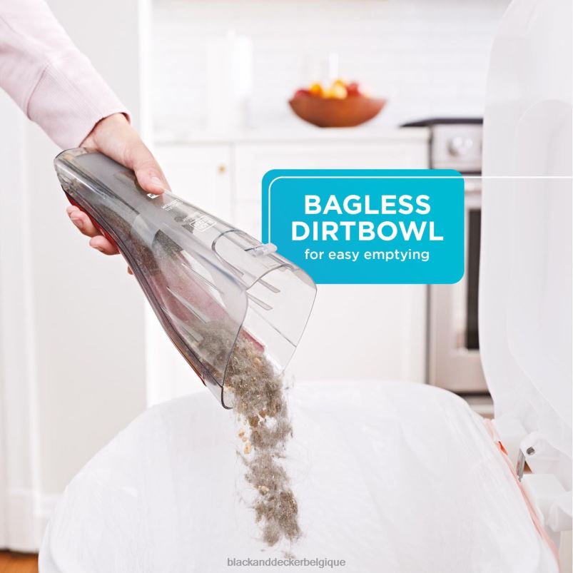 BLACK+DECKER X42D2Aspirateur à main sans fil pour voiture Dustbuster quickclean avec brosse pour tissus d'ameublement motorisée nettoyage