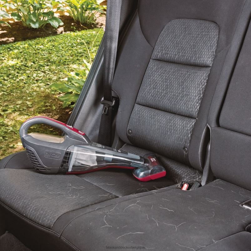 BLACK+DECKER X42D2Aspirateur à main sans fil pour voiture Dustbuster quickclean avec brosse pour tissus d'ameublement motorisée nettoyage